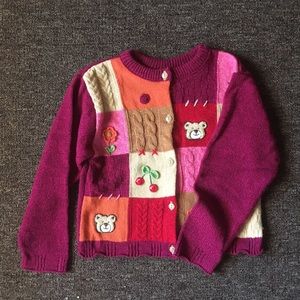 Patchwork cardigan